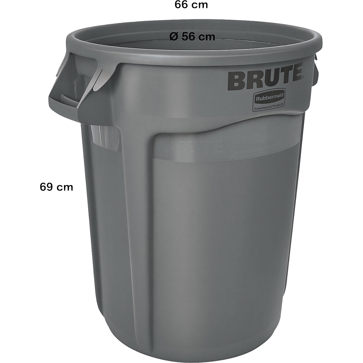 Bidone universale BRUTE®, rotondo – Rubbermaid (Foto prodotto 9)-8