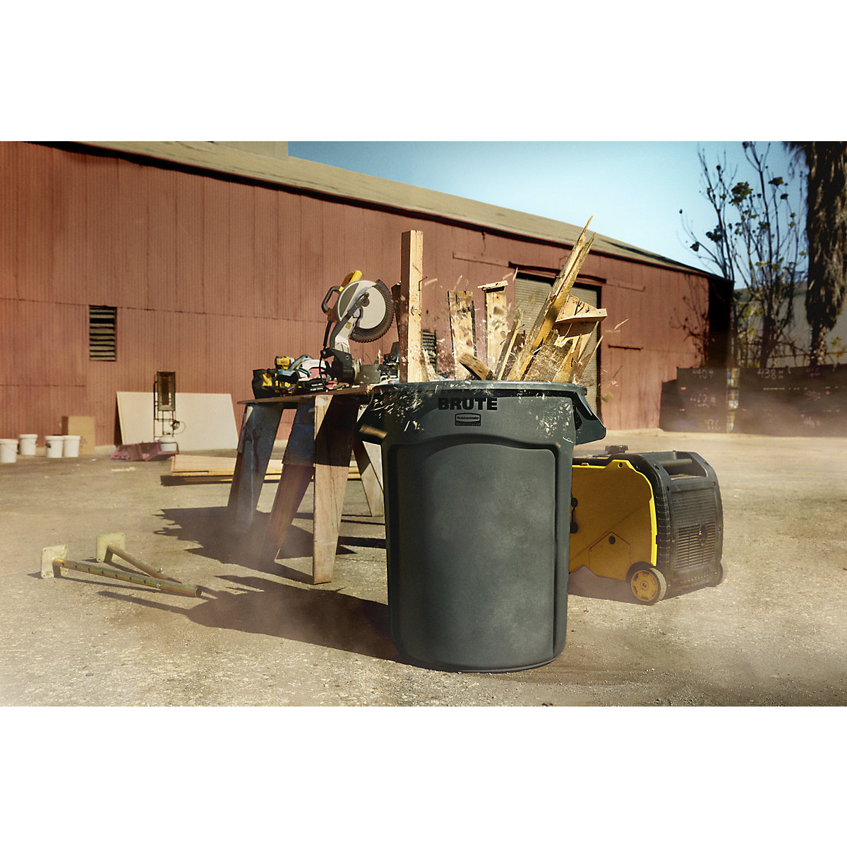 Bidone universale BRUTE®, rotondo – Rubbermaid (Foto prodotto 8)-7