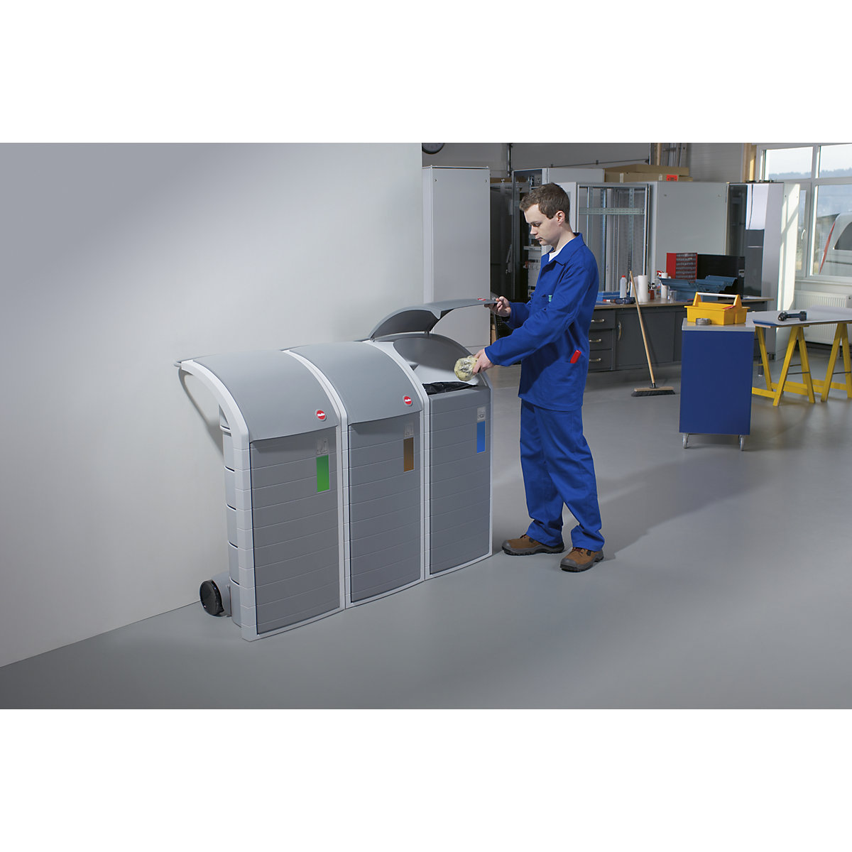 Contenitore per la raccolta differenziata ProfiLine WSB Design XXXL – Hailo (Foto prodotto 5)-4
