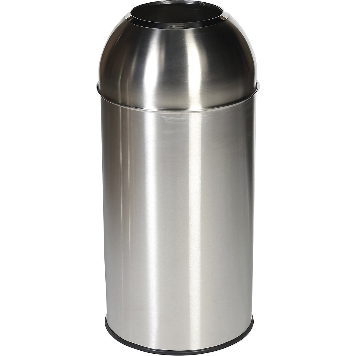 Contenitore per rifiuti in acciaio inox – Probbax, capacità 40 l, largh. x alt. x prof. 350 x 740 x 350 mm, coperchio in acciaio inox-4