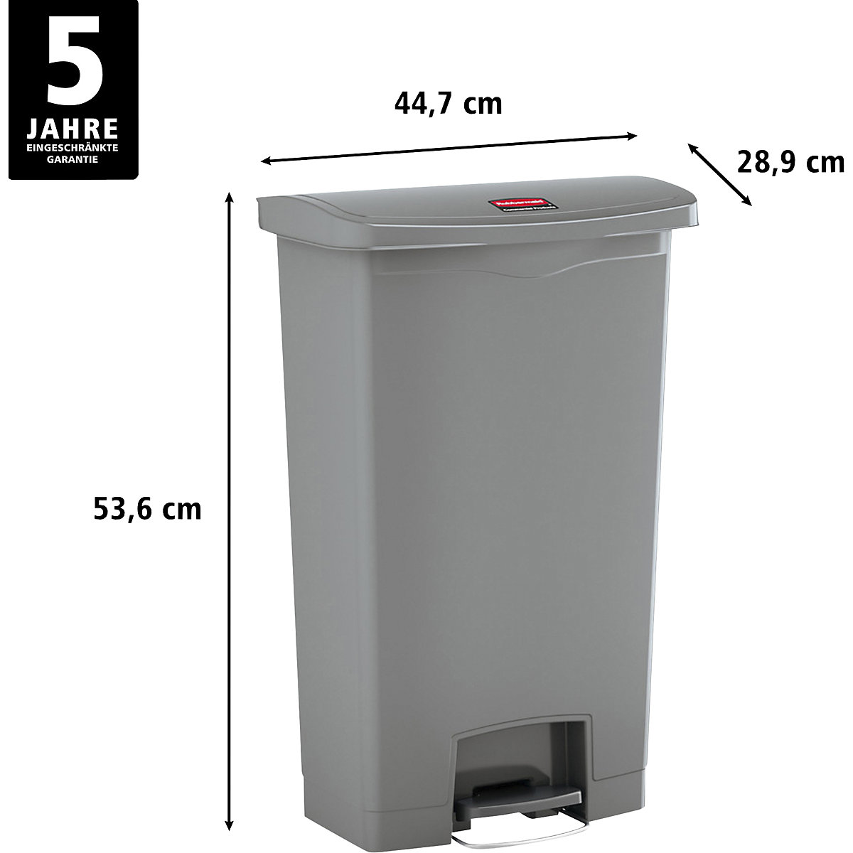 Pattumiera a pedale SLIM JIM® – Rubbermaid (Foto prodotto 3)-2