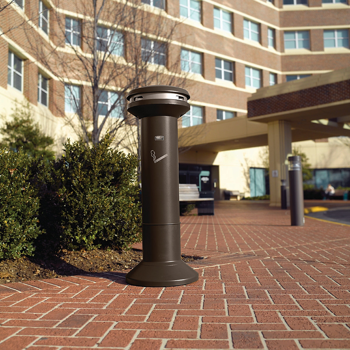 Posacenere autoportante in acciaio galvanizzato – Rubbermaid (Foto prodotto 4)-3