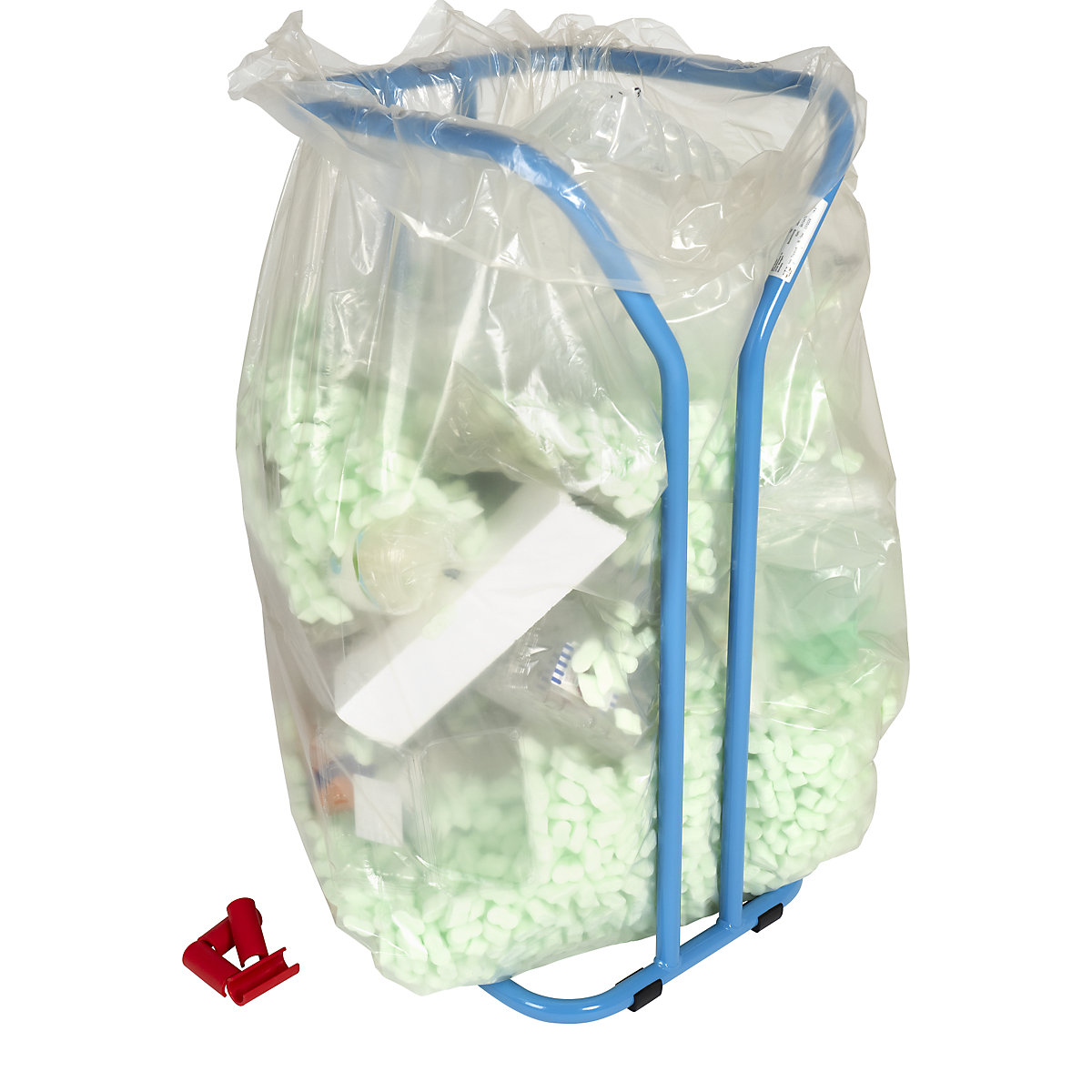Sacchi per rifiuti supercapienti, PCR LDPE – eurokraft basic (Foto prodotto 10)-9