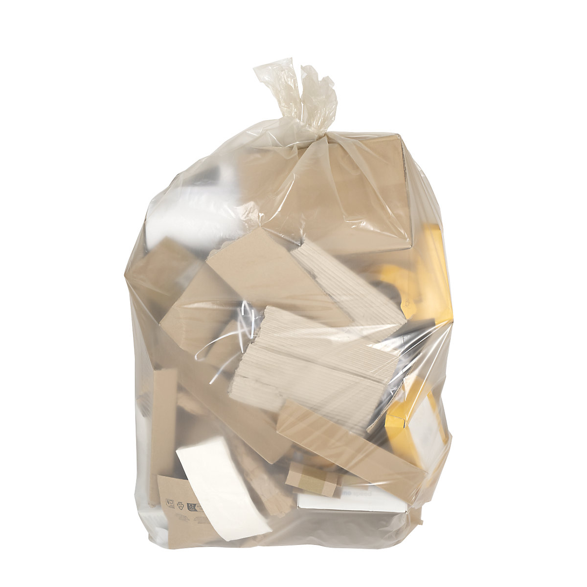 Sacchi per rifiuti supercapienti, PCR LDPE – eurokraft basic (Foto prodotto 10)-9