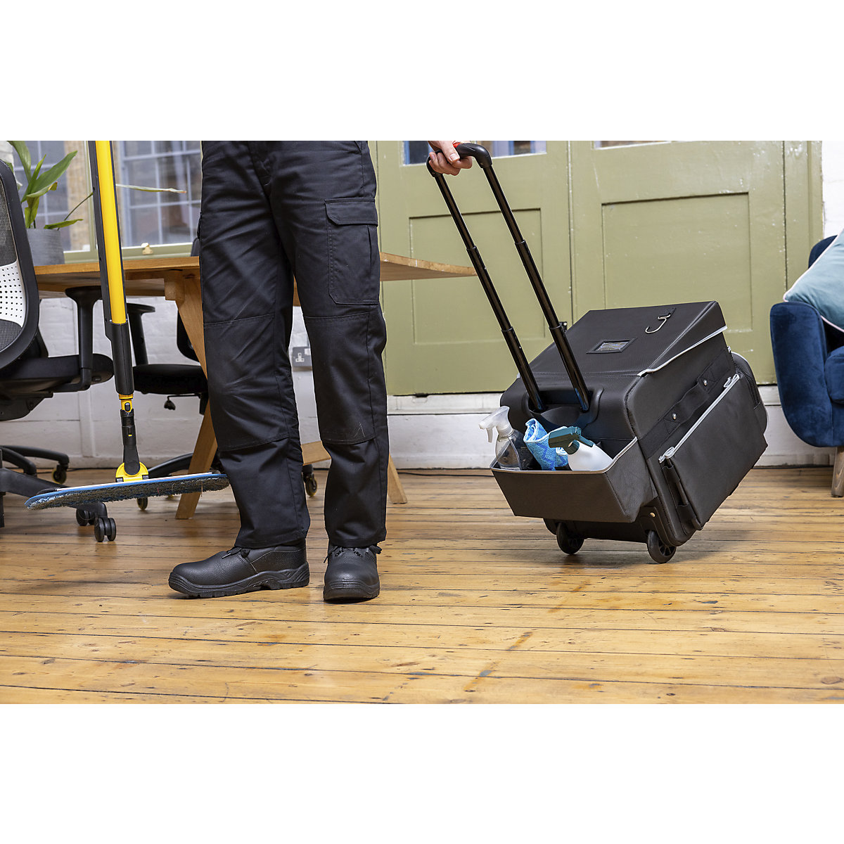 Carrello di servizio QUICK CART, mobile – Rubbermaid (Foto prodotto 6)-5