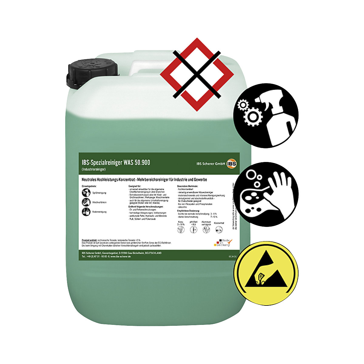 Detergente multiuso concentrato WAS 50.900 - IBS Scherer