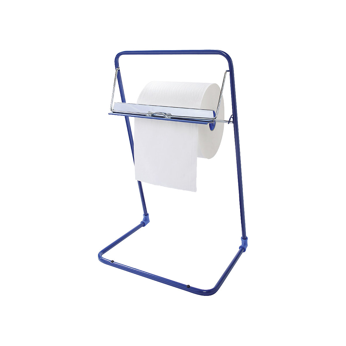 Dispenser da pavimento per rotoli di carta assorbente