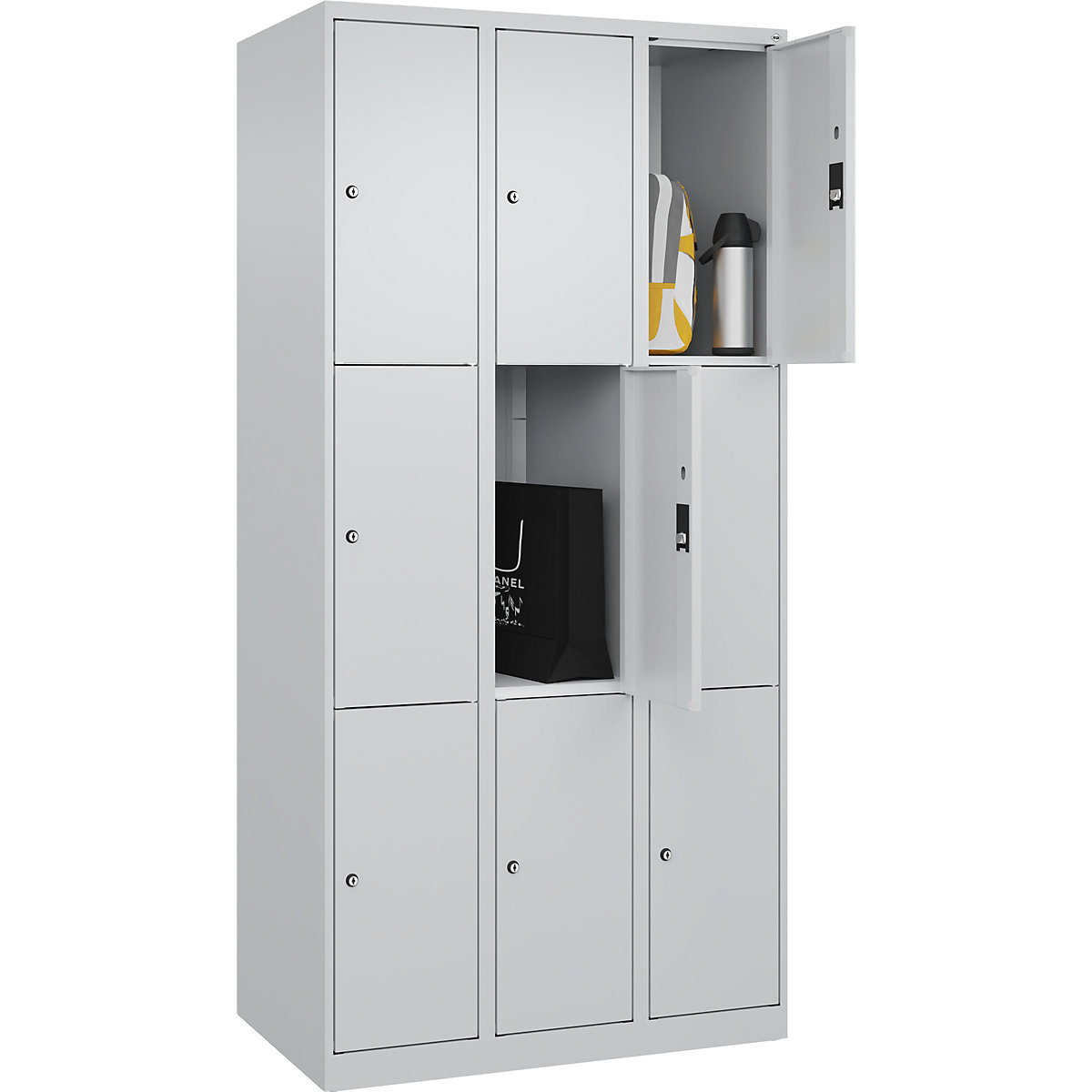 Dulap cu 3 compartimente cu încuietoare Classic PLUS – C+P