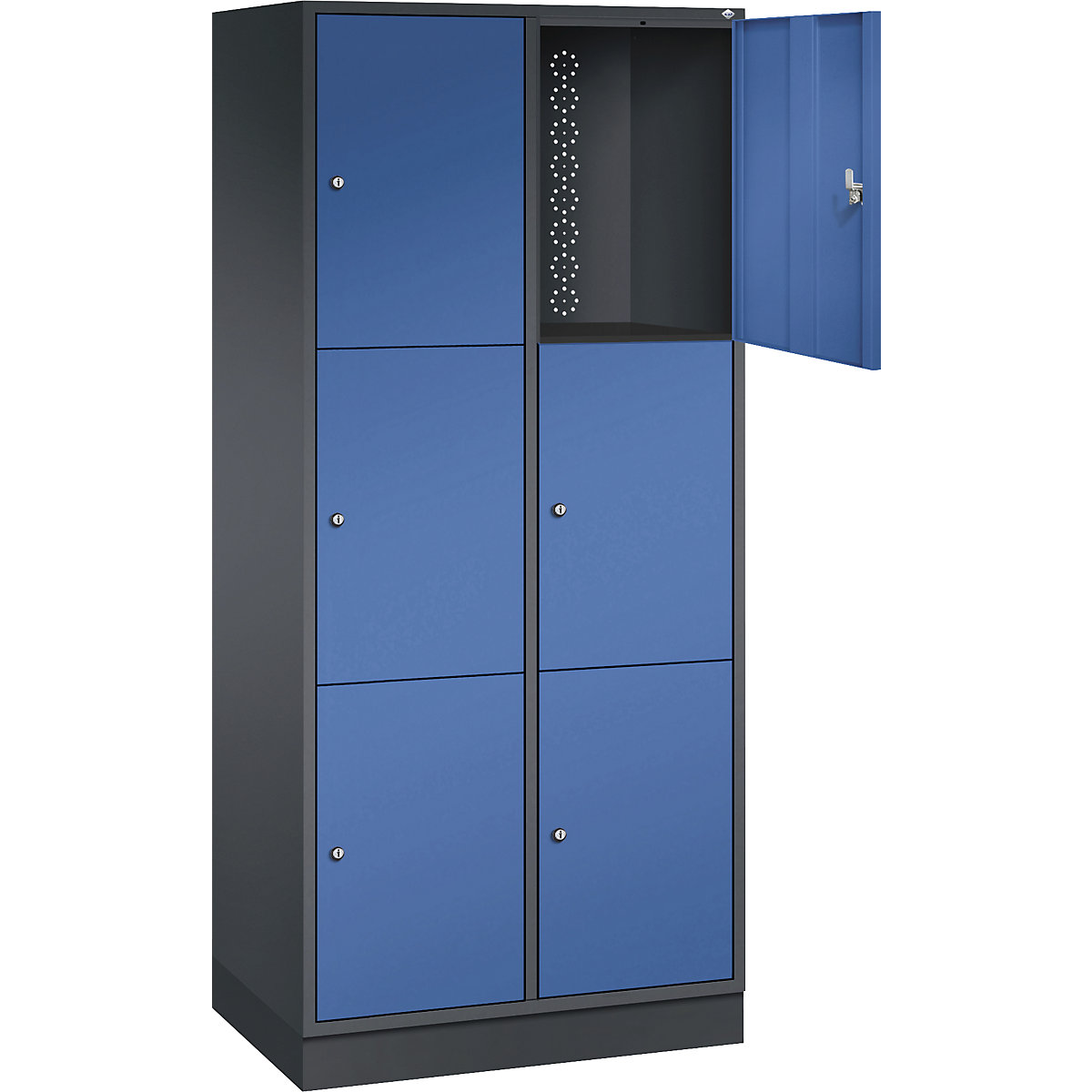 Dulap cu 3 compartimente cu încuietoare Intro – C+P (Imagine produs 2)-1