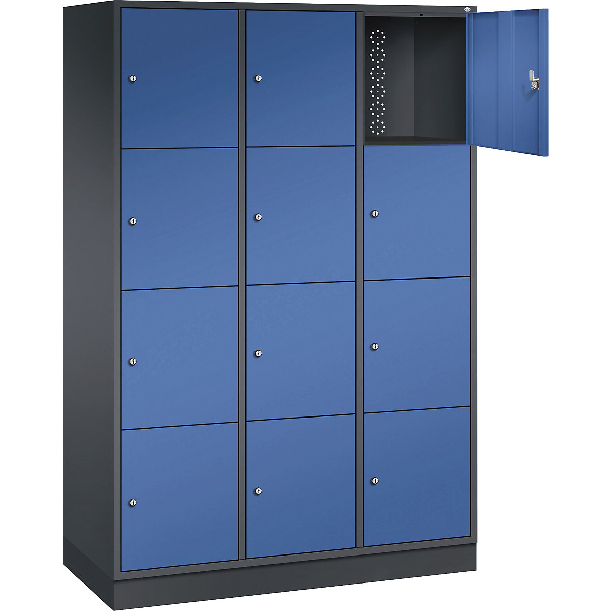 Dulap cu 4 compartimente cu încuietoare Intro – C+P (Imagine produs 2)-1