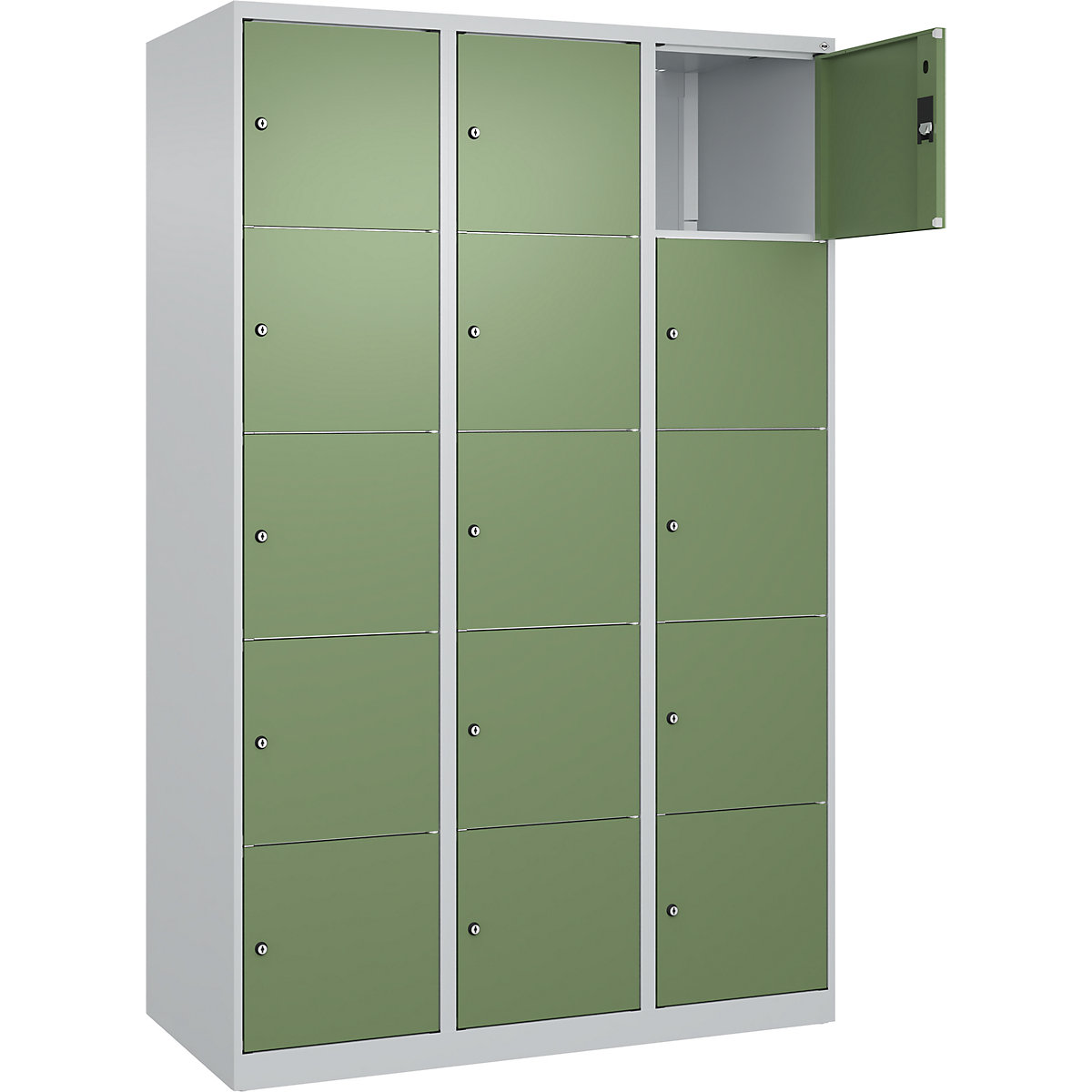 Dulap cu 5 compartimente cu încuietoare Classic PLUS – C+P (Imagine produs 3)-2