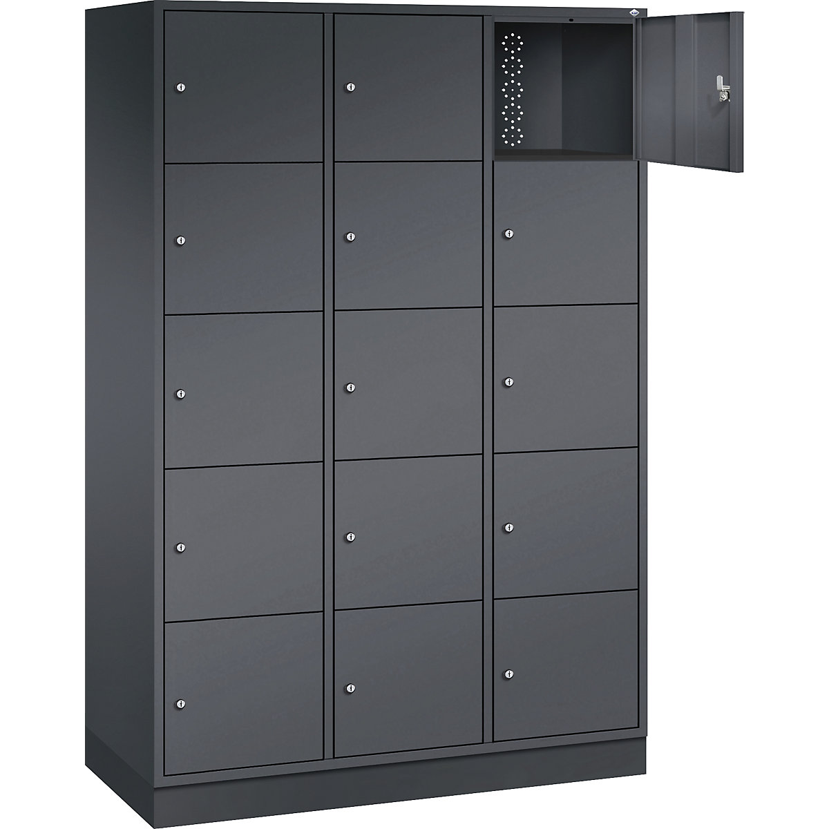 Dulap cu 5 compartimente cu încuietoare Intro – C+P (Imagine produs 2)-1