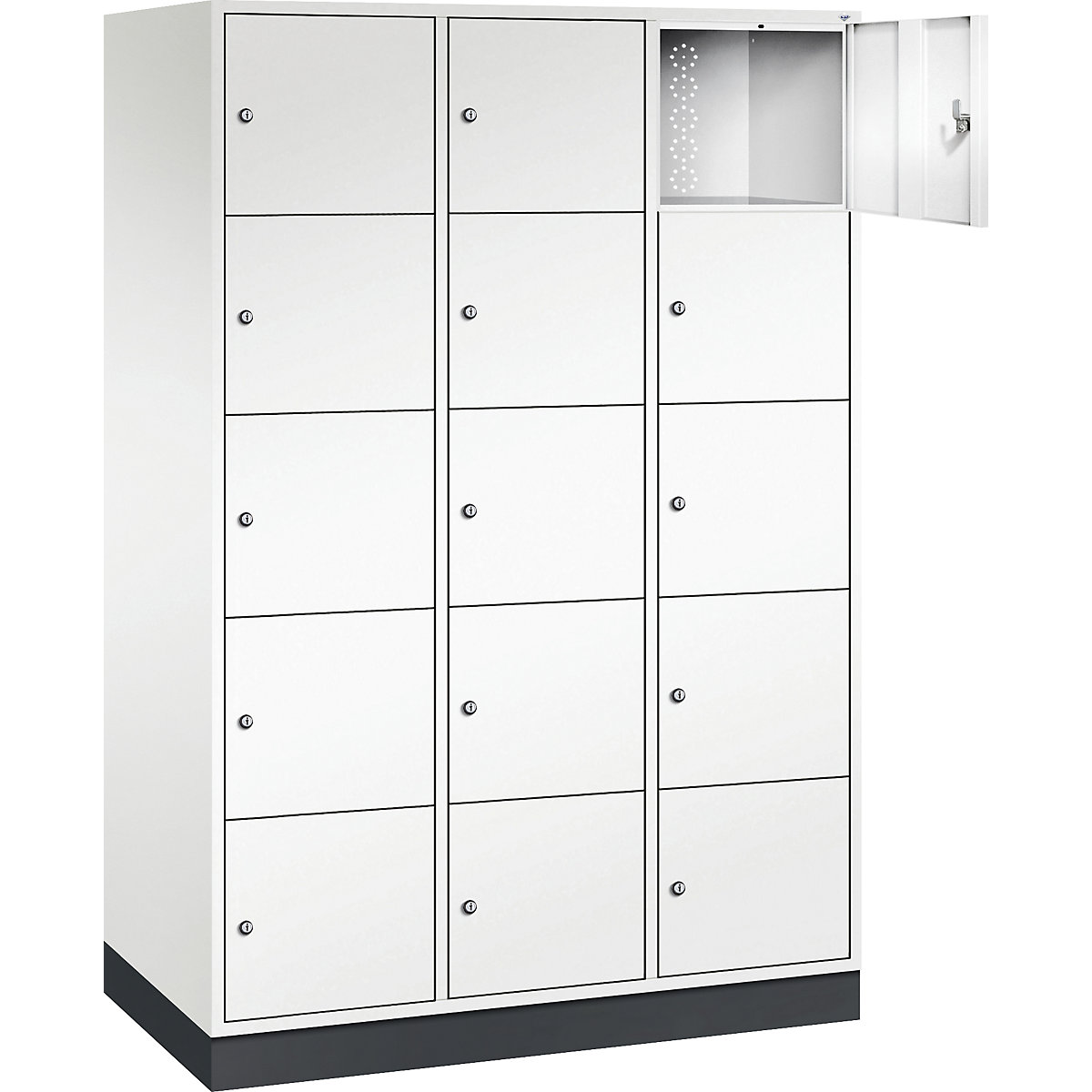 Dulap cu 5 compartimente cu încuietoare Intro – C+P (Imagine produs 2)-1