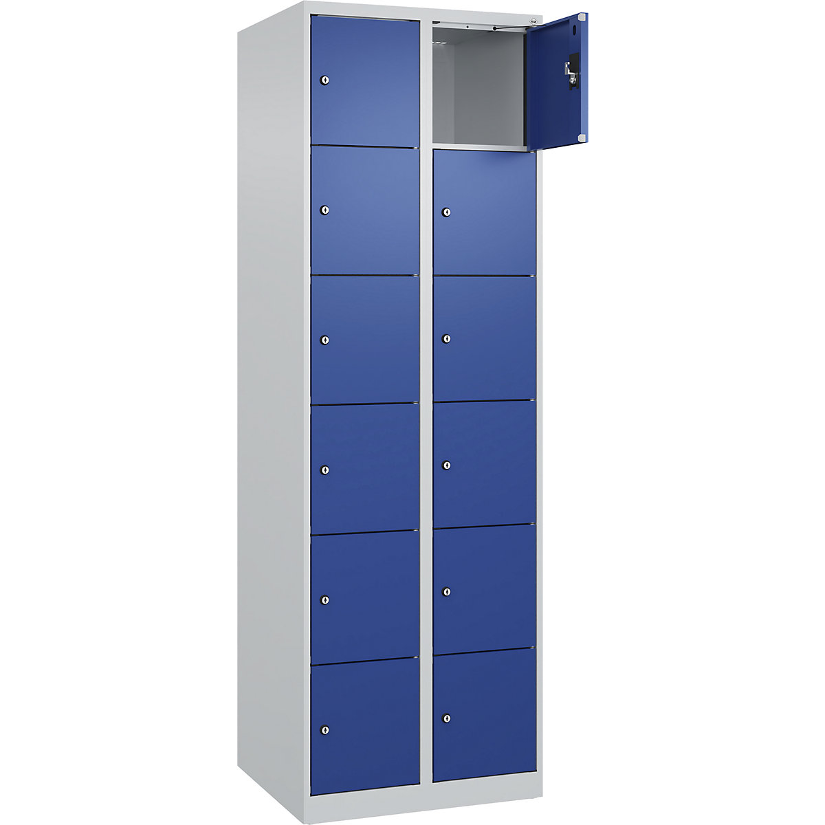 Dulap cu 6 compartimente cu încuietoare Evolo PLUS