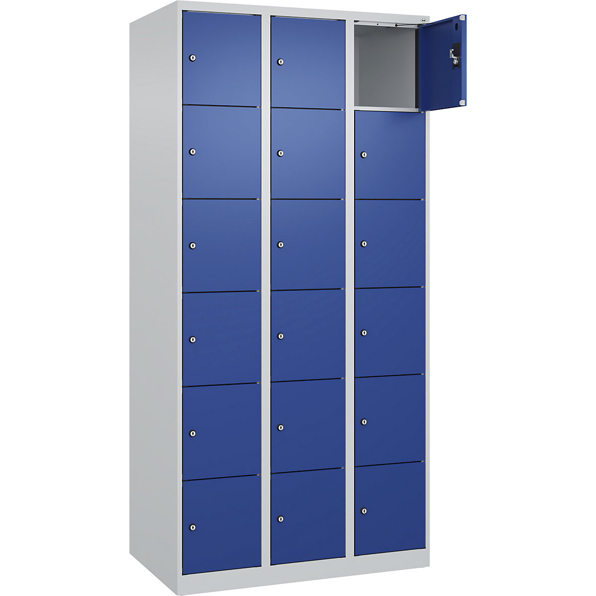 Dulap cu 6 compartimente cu încuietoare Evolo PLUS