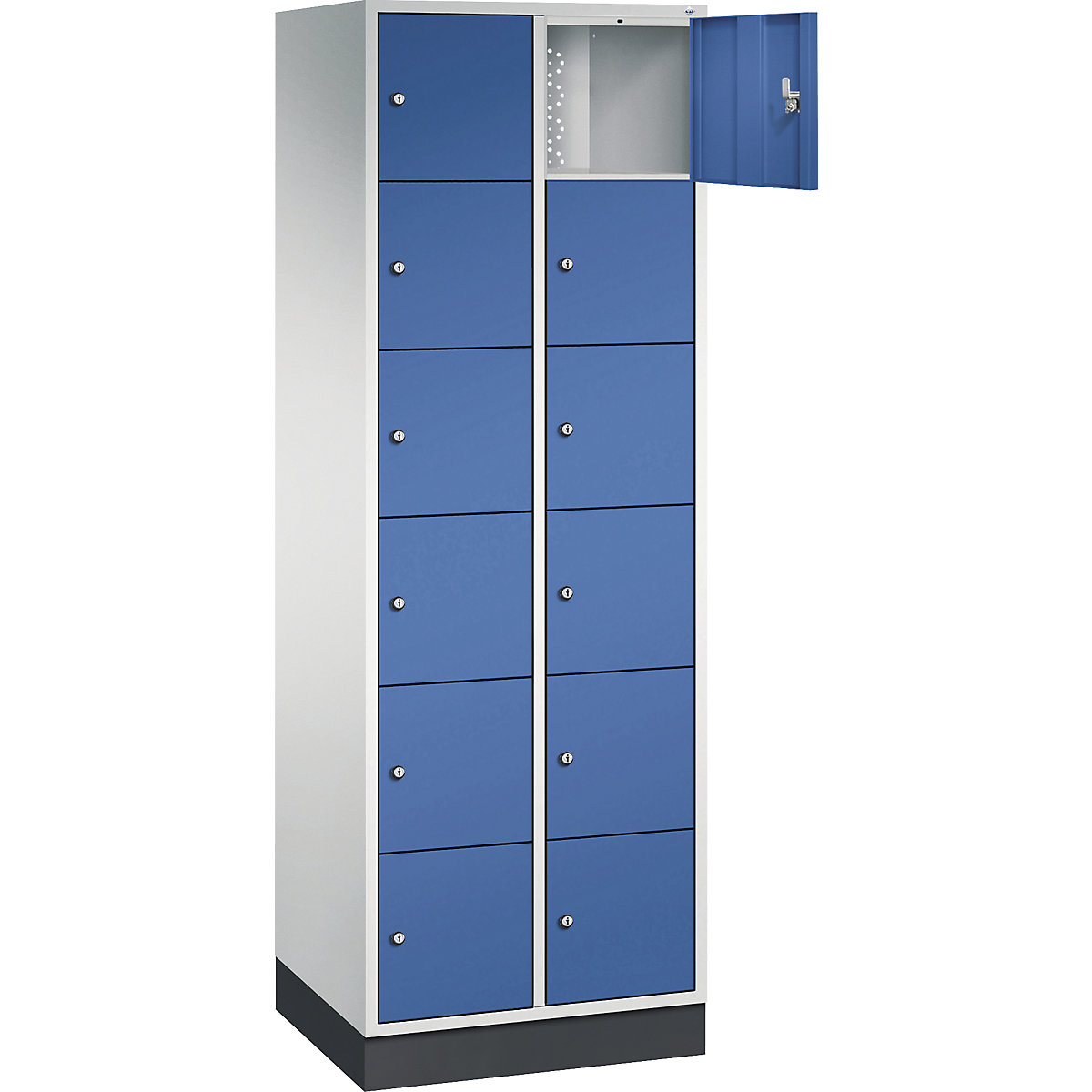 Dulap cu 6 compartimente cu încuietoare Intro – C+P (Imagine produs 2)-1