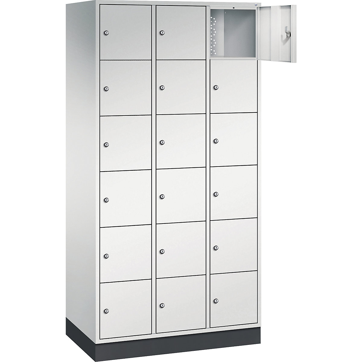 Dulap cu 6 compartimente cu încuietoare Intro – C+P (Imagine produs 2)-1