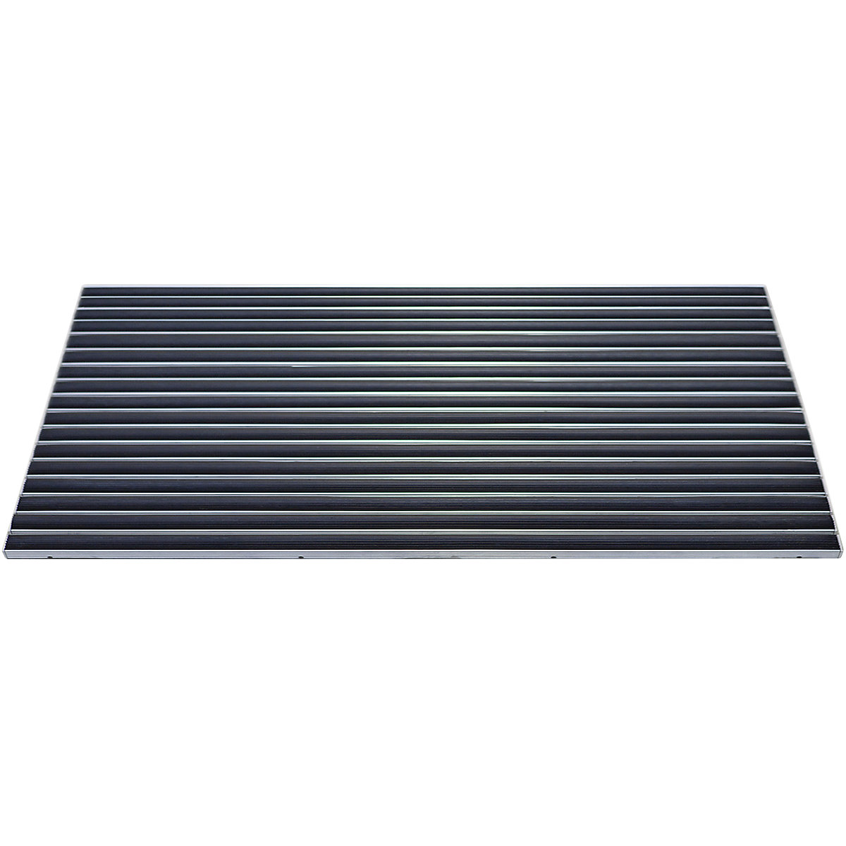 Covoraș pentru reținerea impurităților cu profiluri din aluminiu, inserție din cauciuc, lung. x lăț. 985 x 585 mm