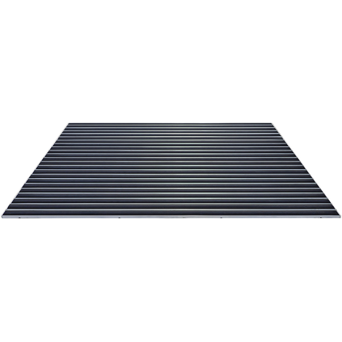 Covoraș pentru reținerea impurităților cu profiluri din aluminiu, inserție din cauciuc, lung. x lăț. 985 x 785 mm