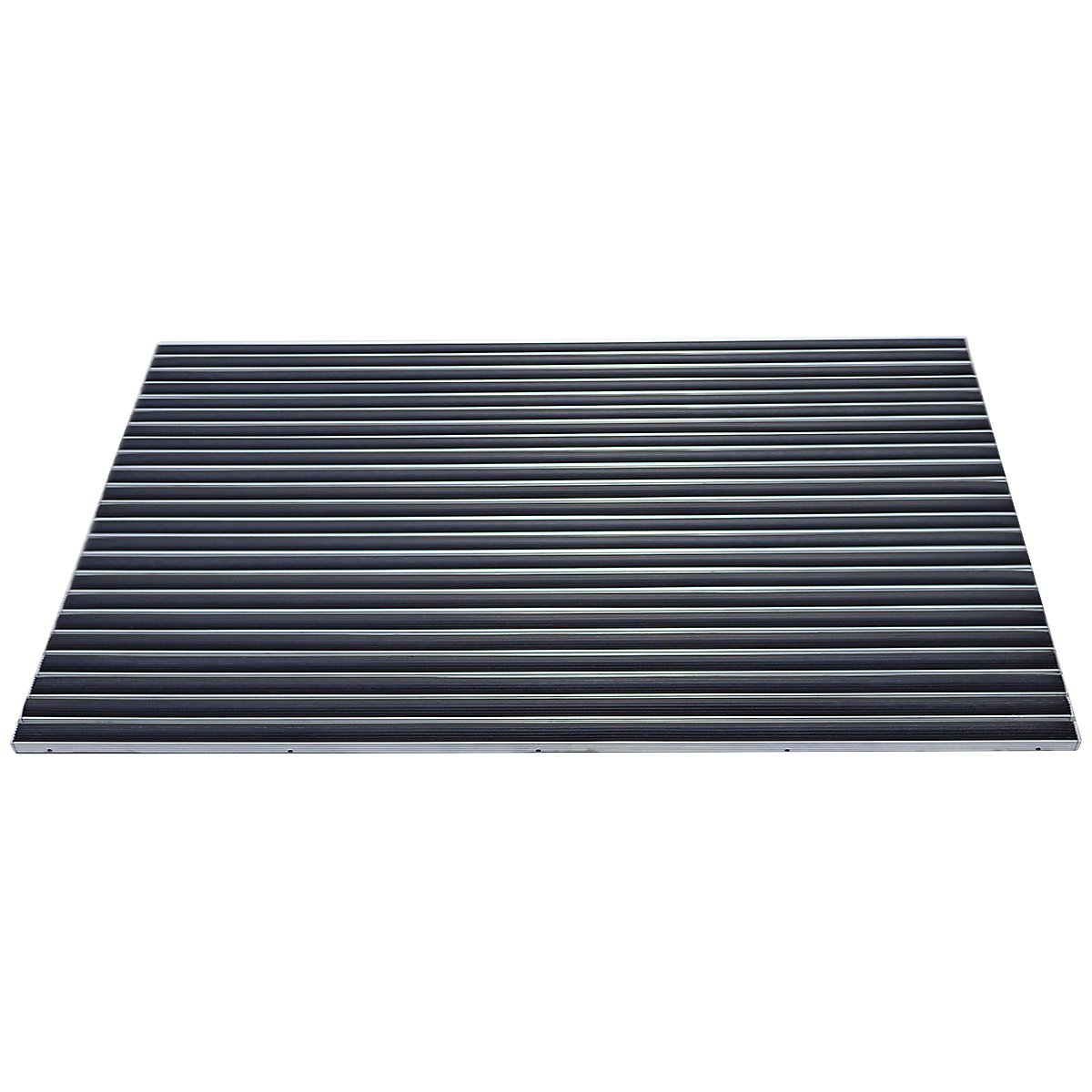 Covoraș pentru reținerea impurităților cu profiluri din aluminiu, inserție din cauciuc, lung. x lăț. 1185 x 785 mm