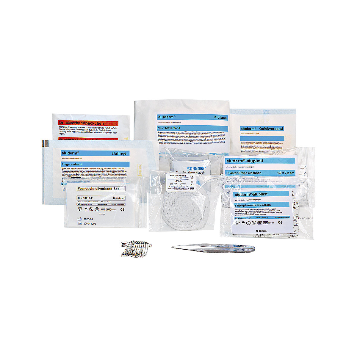 Material de prim ajutor conform DIN 13157 &ndash; SÖHNGEN
