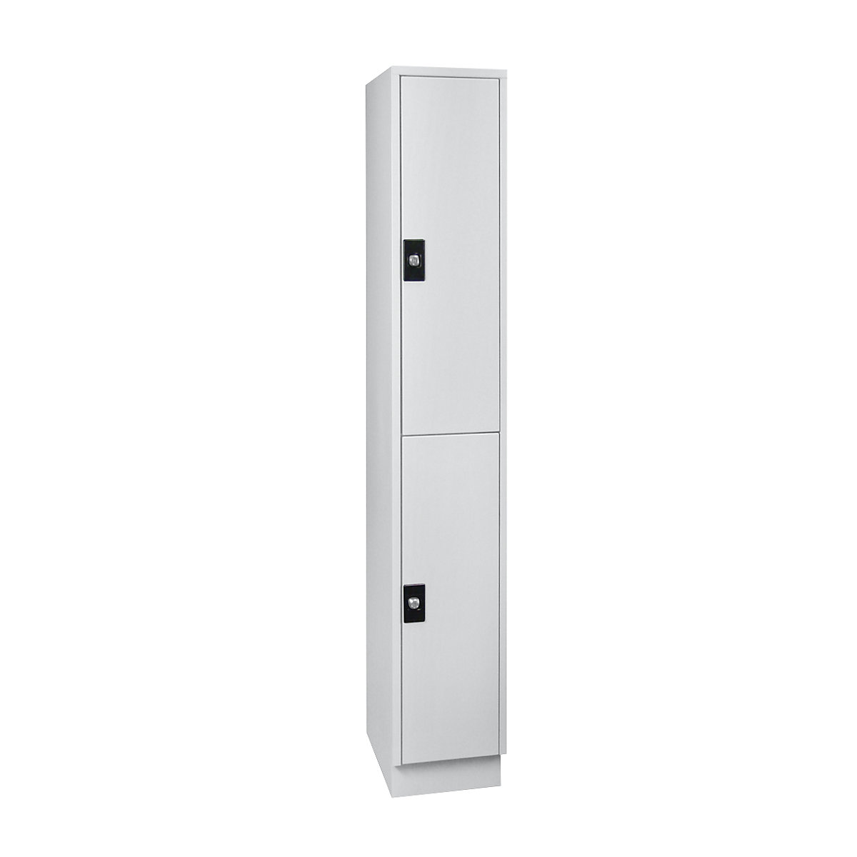 Vestiar cu două niveluri Stuttgart – Wolf, 1 modul, gri deschis / gri deschis-23