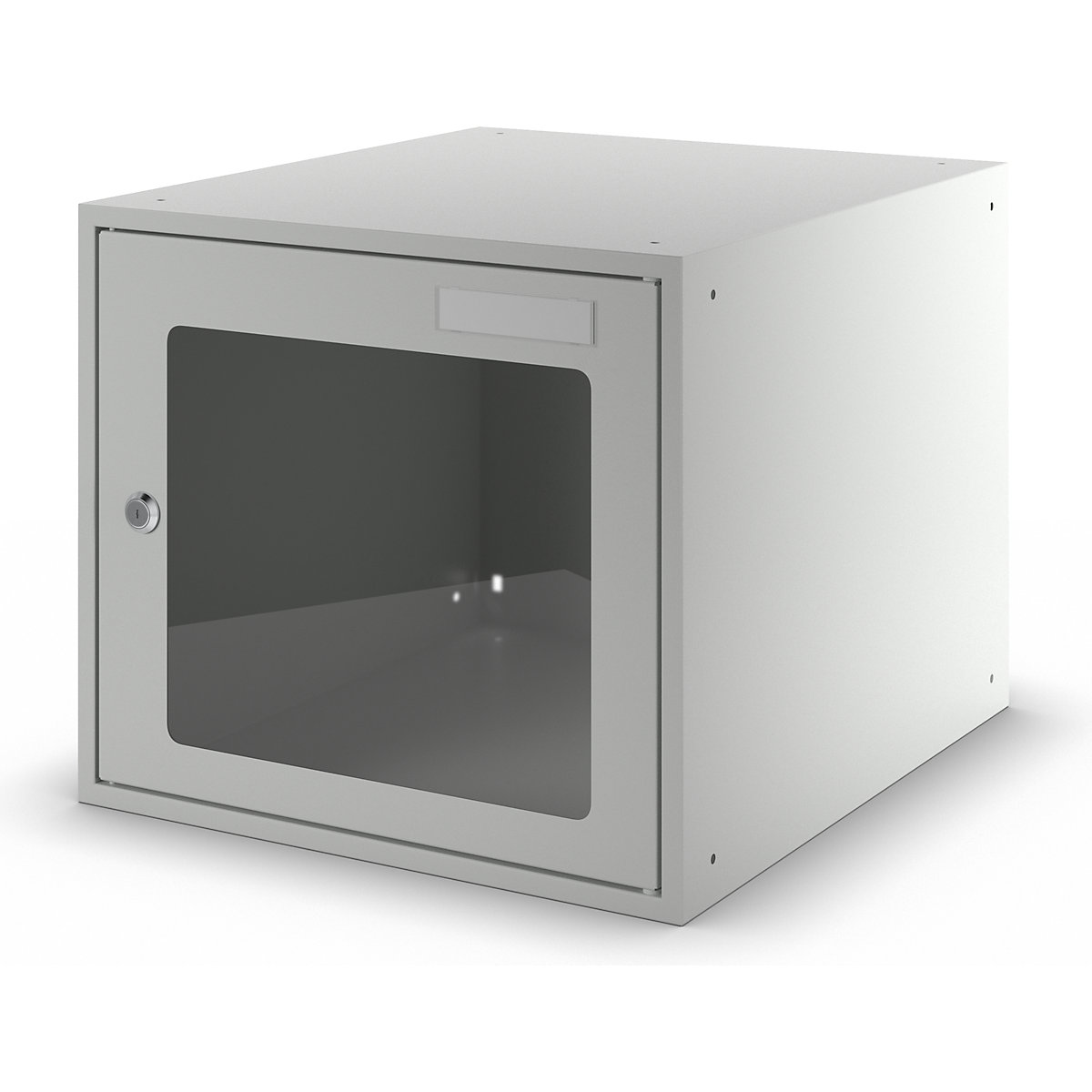 Boxă cu încuietoare cu geam transparent – eurokraft basic (Imagine produs 9)-8