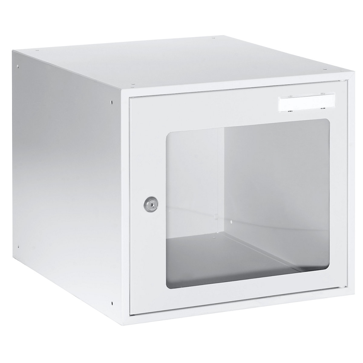 Boxă cu încuietoare cu geam transparent – eurokraft basic (Imagine produs 10)-9