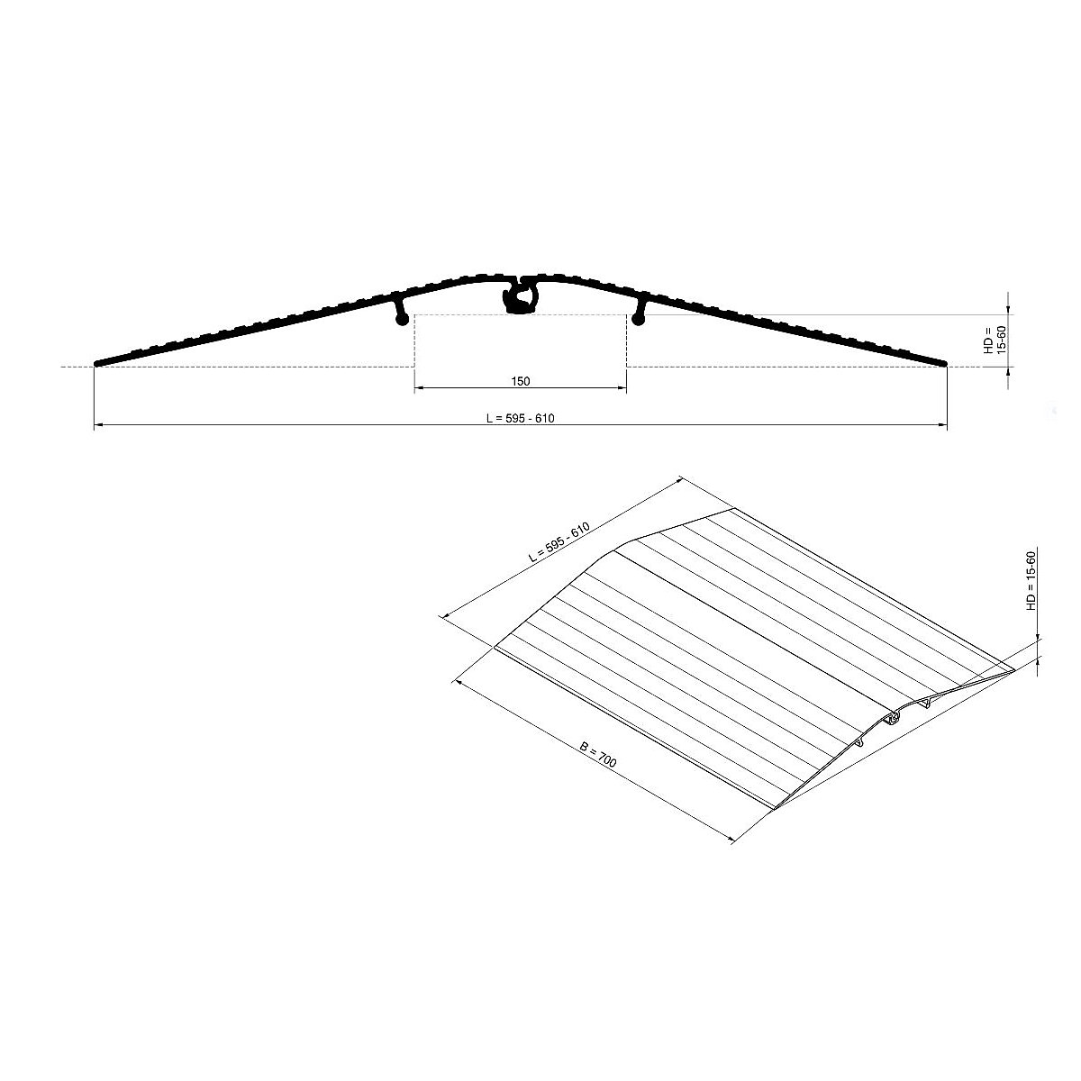 Ponte para soleiras, duas peças (Imagem do produto 4)-3