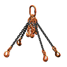 comprimento útil 2000 mm, espessura da corrente 6 mm