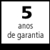 5 anos de garantia  Aos produtos assinalados com este símbolo concedemos uma garantia de qualidade sobre o material e o acabamento durante 5 anos após o fornecimento.