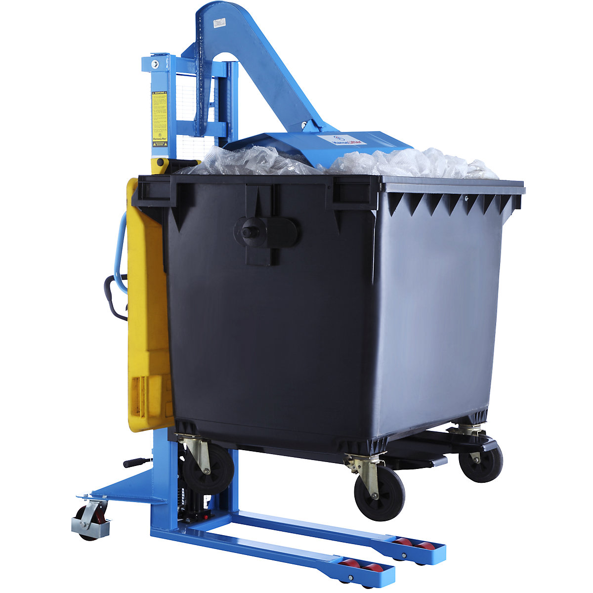 Empilhadora de alta elevação com prensa de lixo (Imagem do produto 2)-1