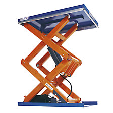 plataforma C x L 1300 x 800 mm, elevação útil 1600 mm