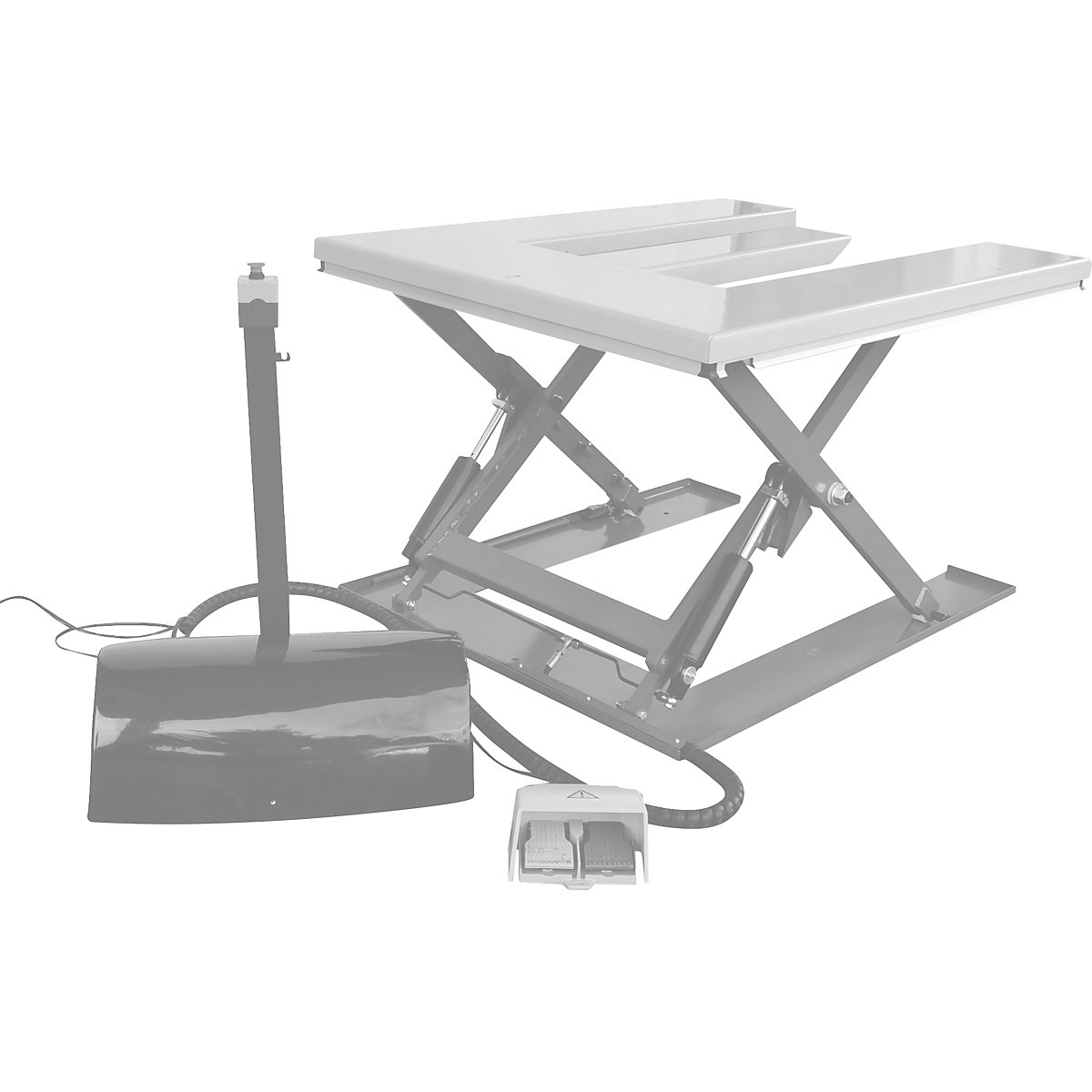 Mesa de elevação de forma plana – eurokraft basic (Imagem do produto 3)-2