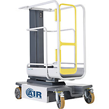 altura de trabalho 4950 mm, capacidade de carga 180 kg