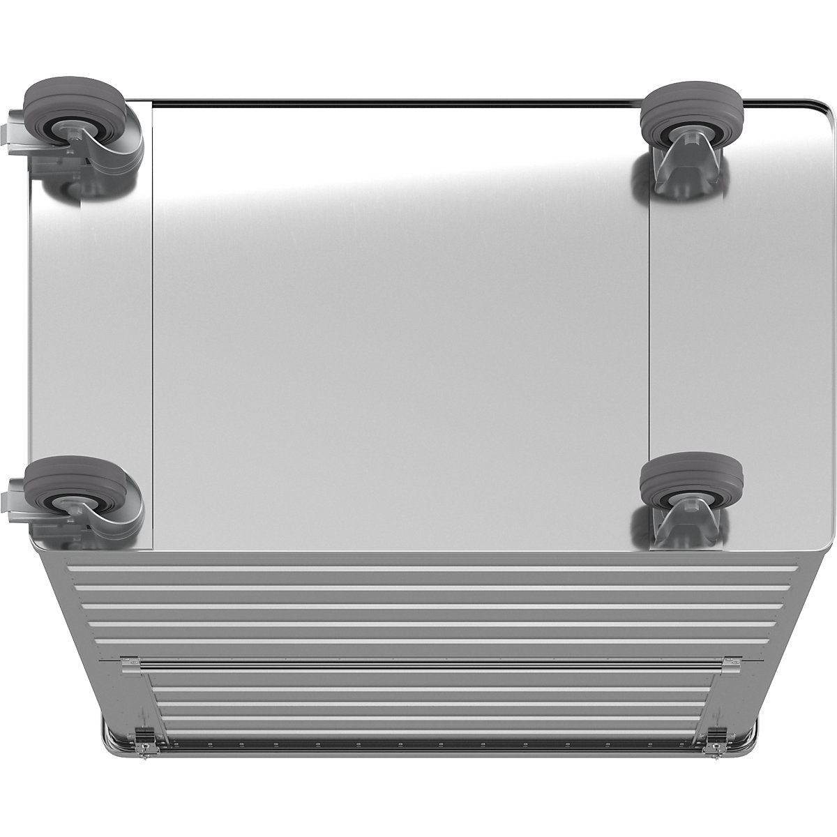 Carro de caixa em alumínio, painel lateral rebatível – Gmöhling (Imagem do produto 7)-6