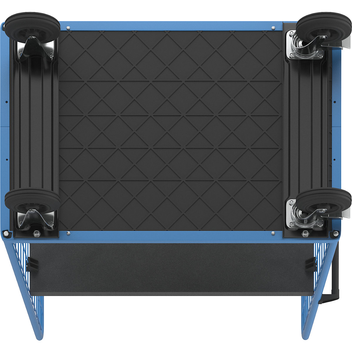 Carro de andares, grade de arame de três lados – eurokraft pro (Imagem do produto 5)-4