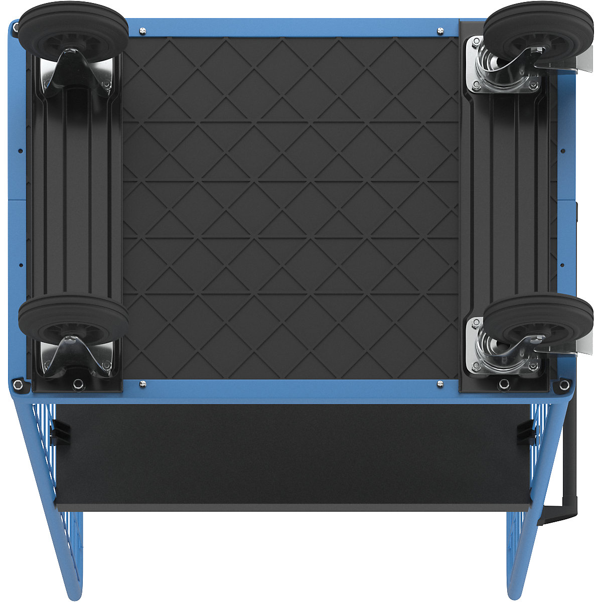 Carro de andares, grade de arame de três lados – eurokraft pro (Imagem do produto 3)-2