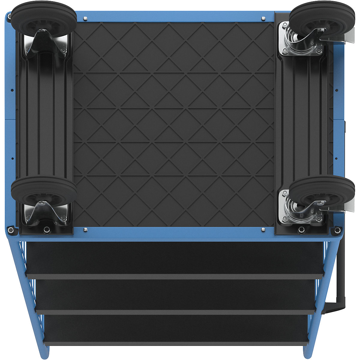 Carro de andares, grade de arame de três lados – eurokraft pro (Imagem do produto 3)-2