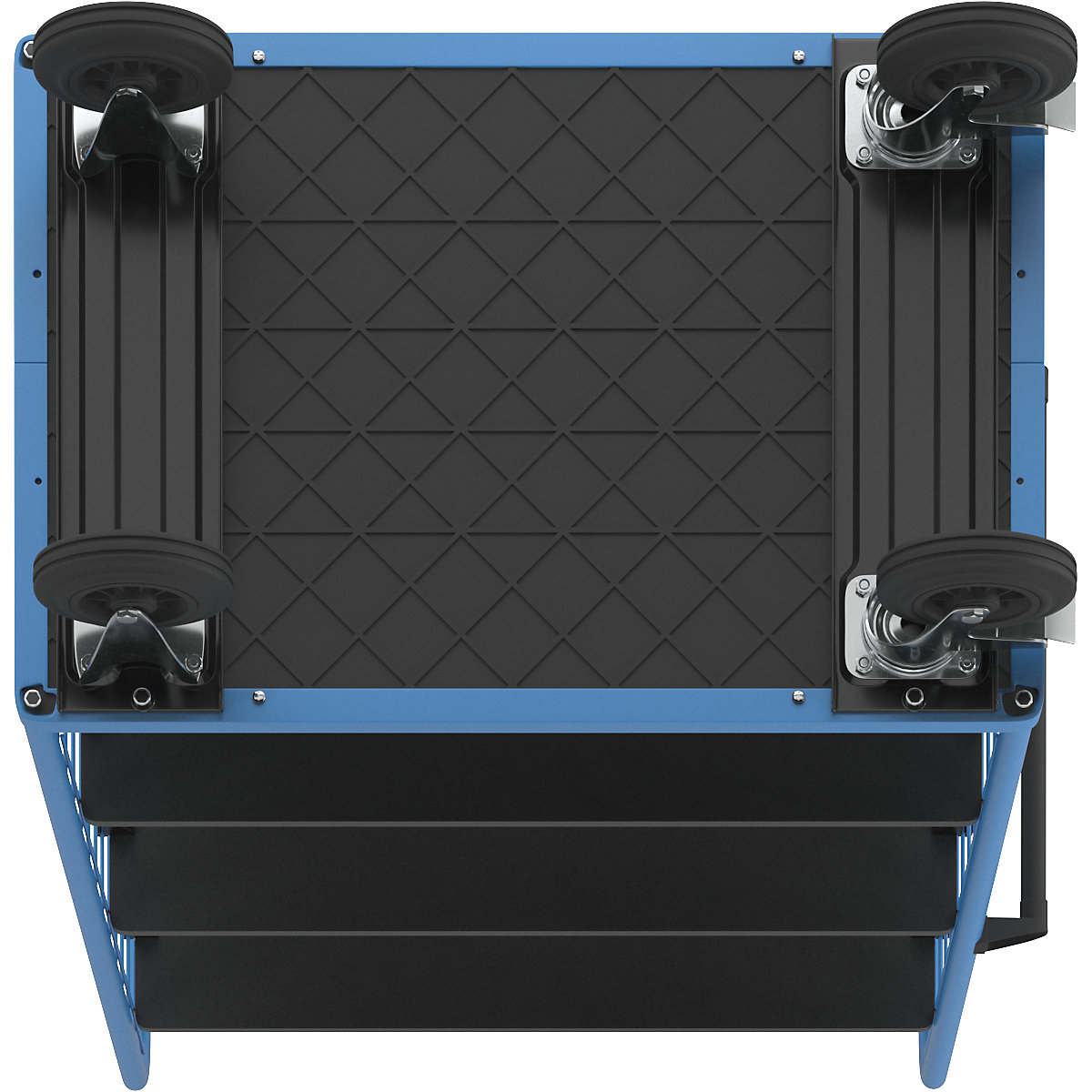 Carro de andares, grade de arame de três lados – eurokraft pro (Imagem do produto 4)-3