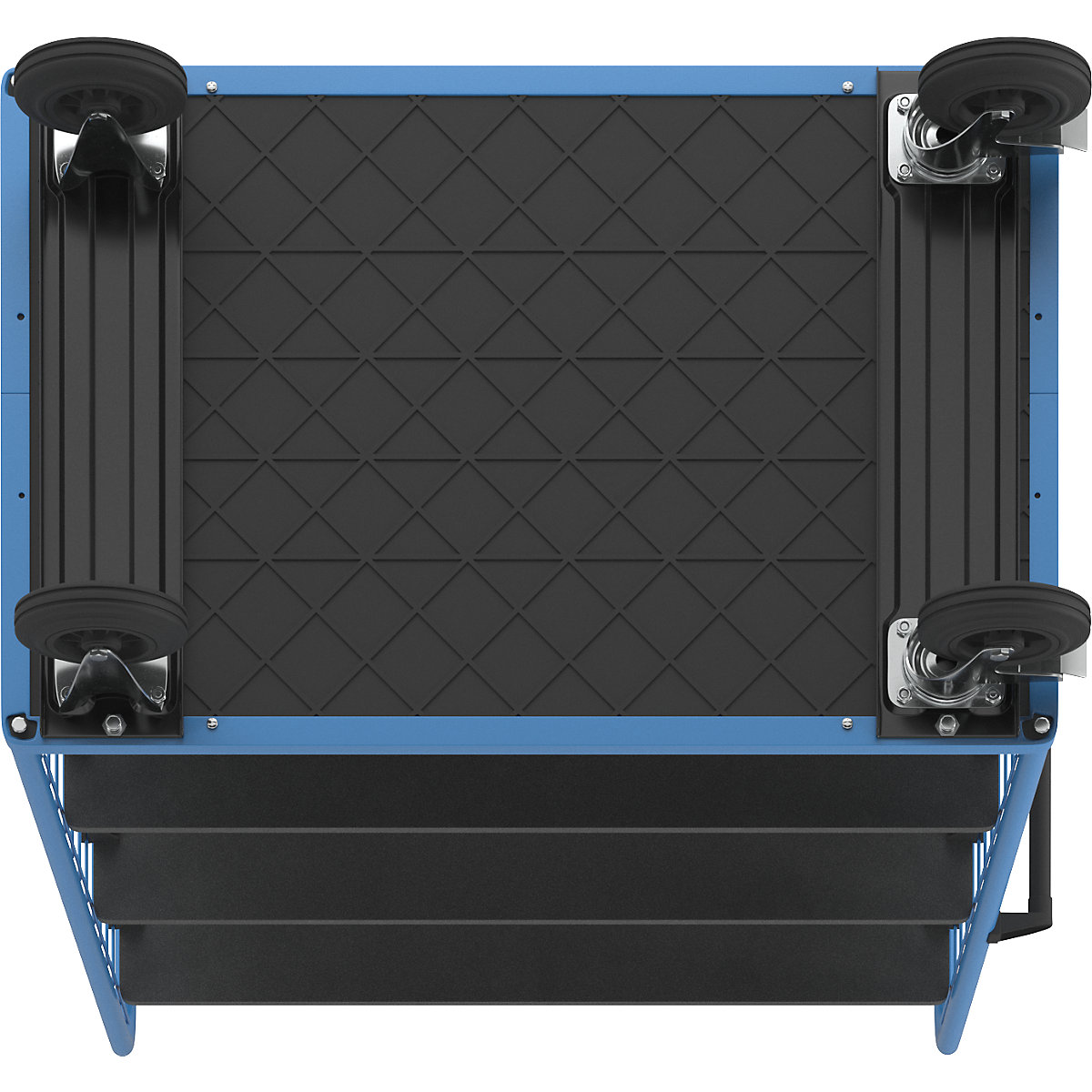 Carro de andares, grade de arame de três lados – eurokraft pro (Imagem do produto 4)-3