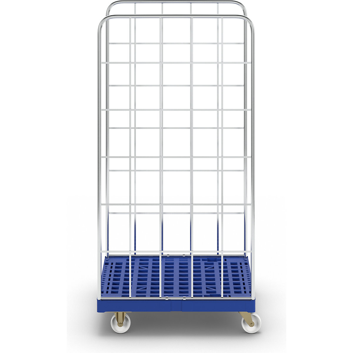 Contentor rolante com plataforma rolante em plástico (Imagem do produto 3)-2