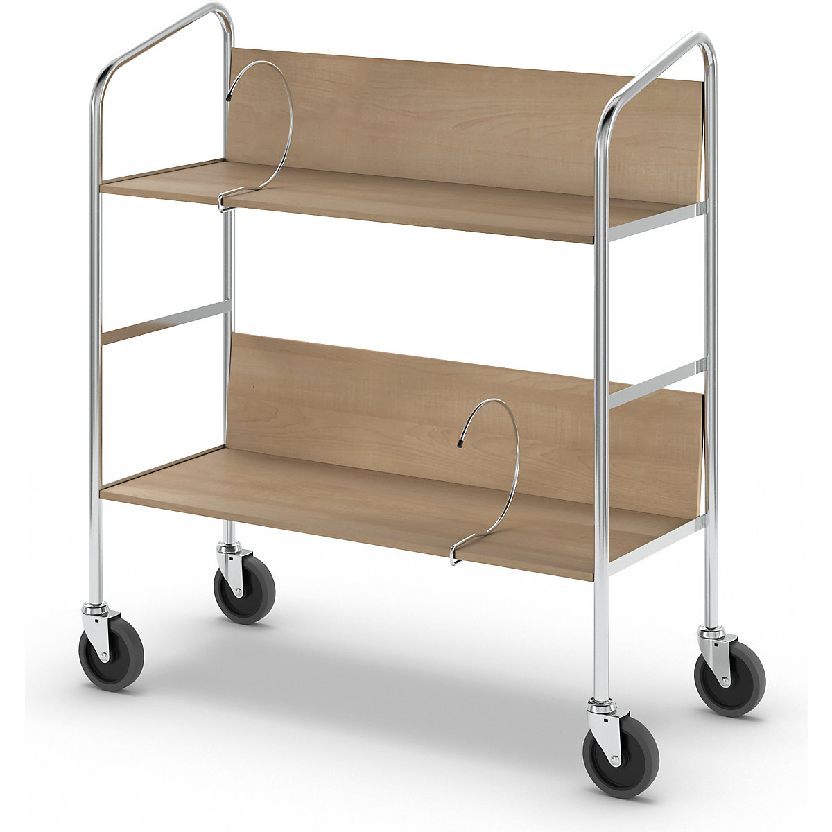 Carro para pastas de arquivo, cromado – HelgeNyberg (Imagem do produto 7)-6