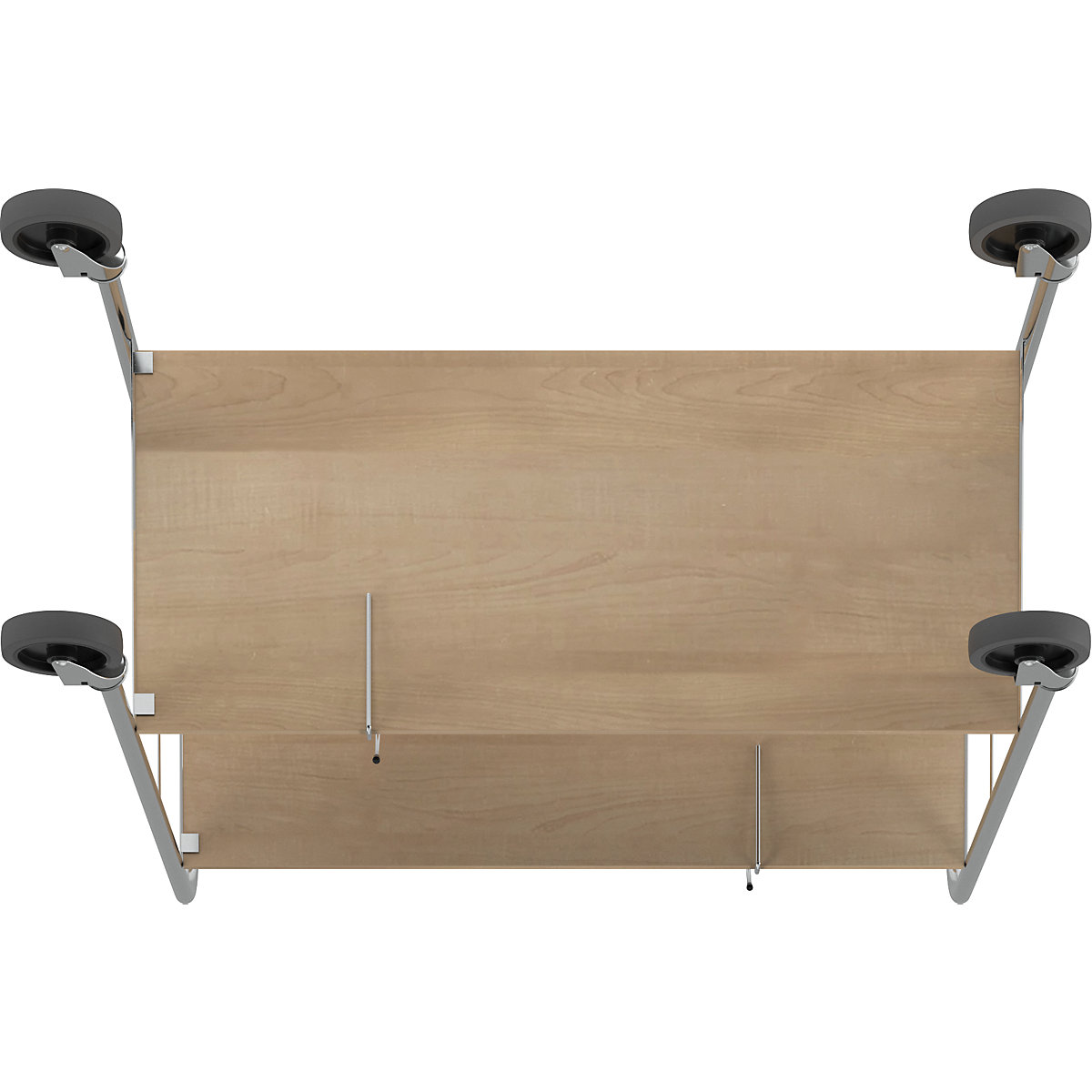 Carro para pastas de arquivo, cromado – HelgeNyberg (Imagem do produto 3)-2