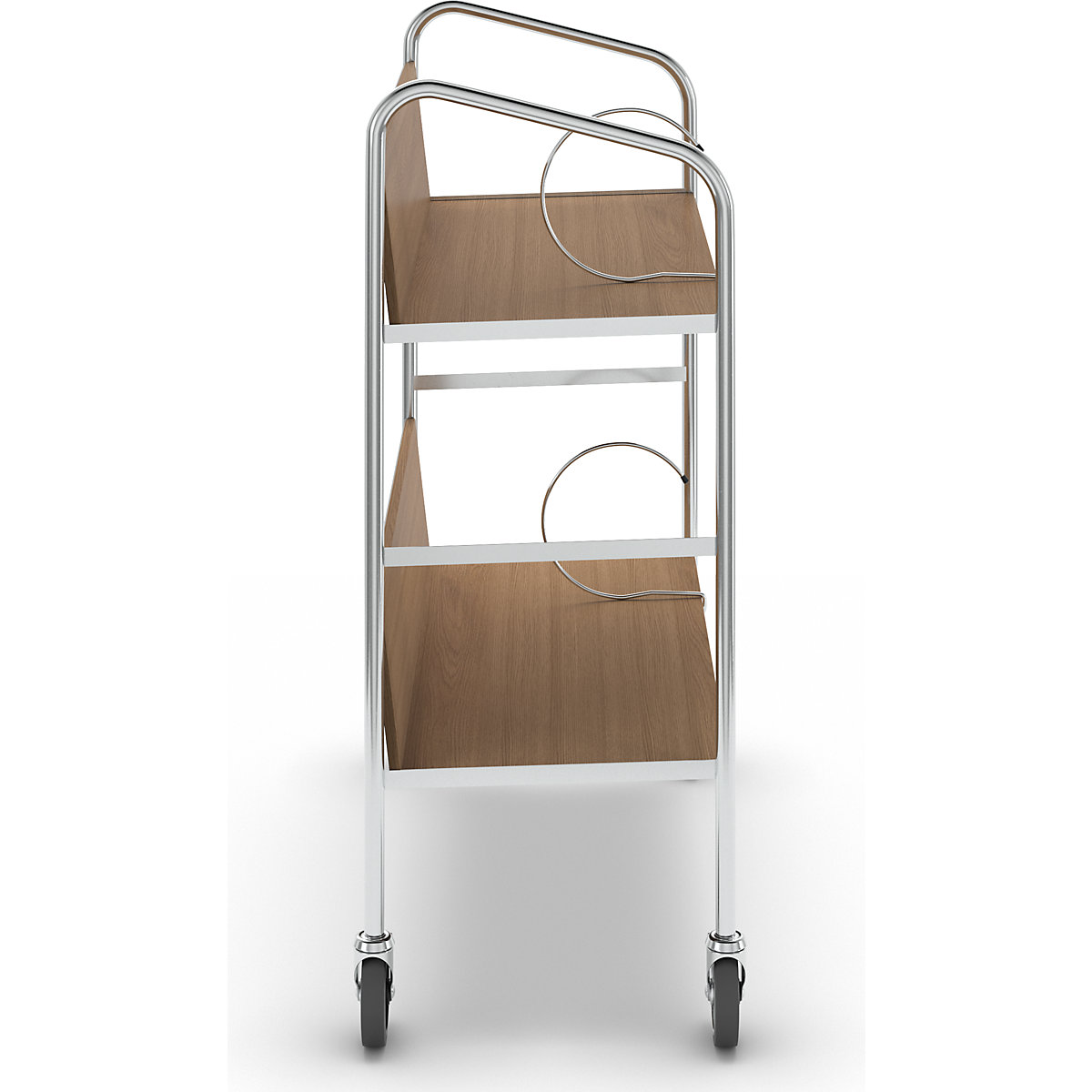 Carro para pastas de arquivo, cromado – HelgeNyberg (Imagem do produto 6)-5