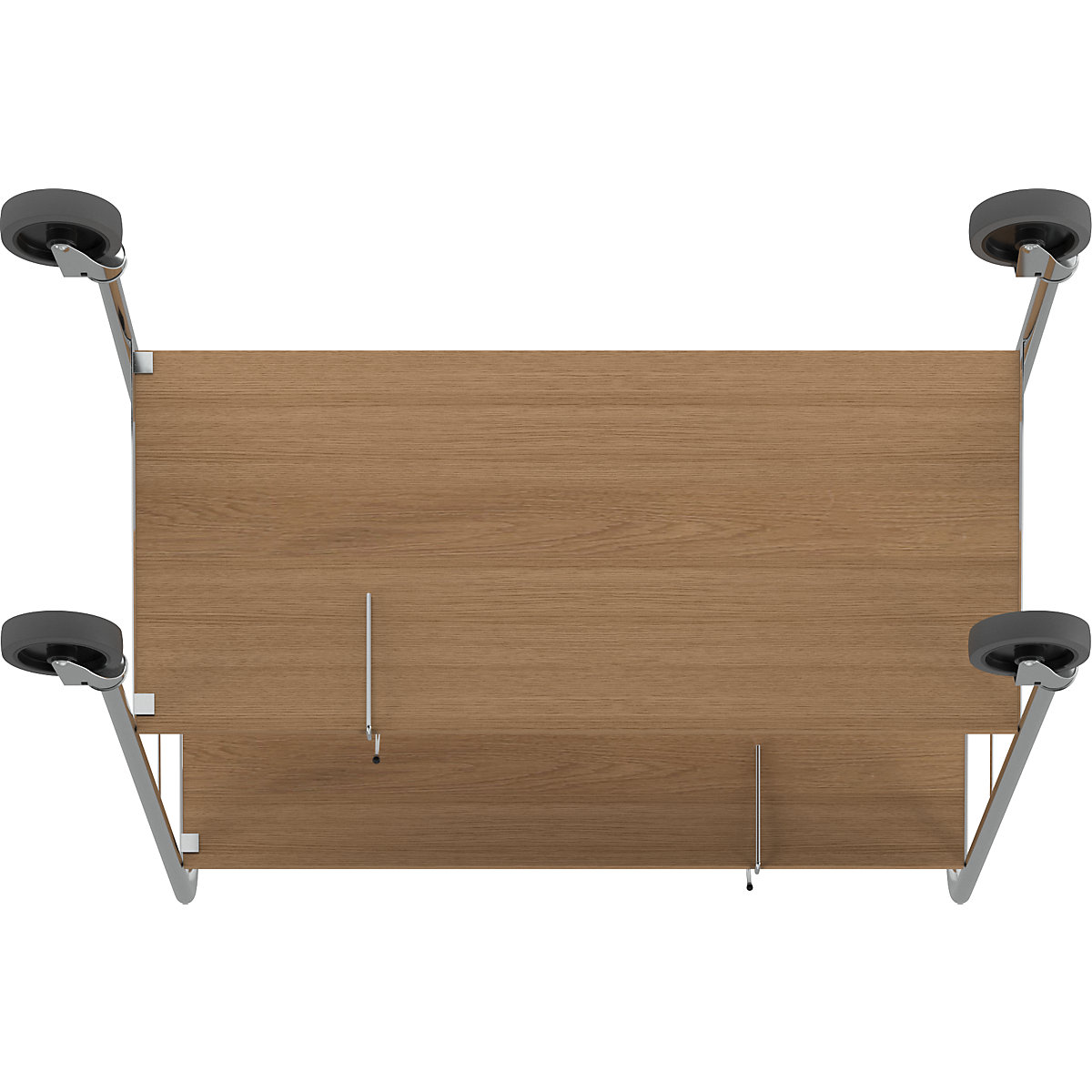 Carro para pastas de arquivo, cromado – HelgeNyberg (Imagem do produto 7)-6