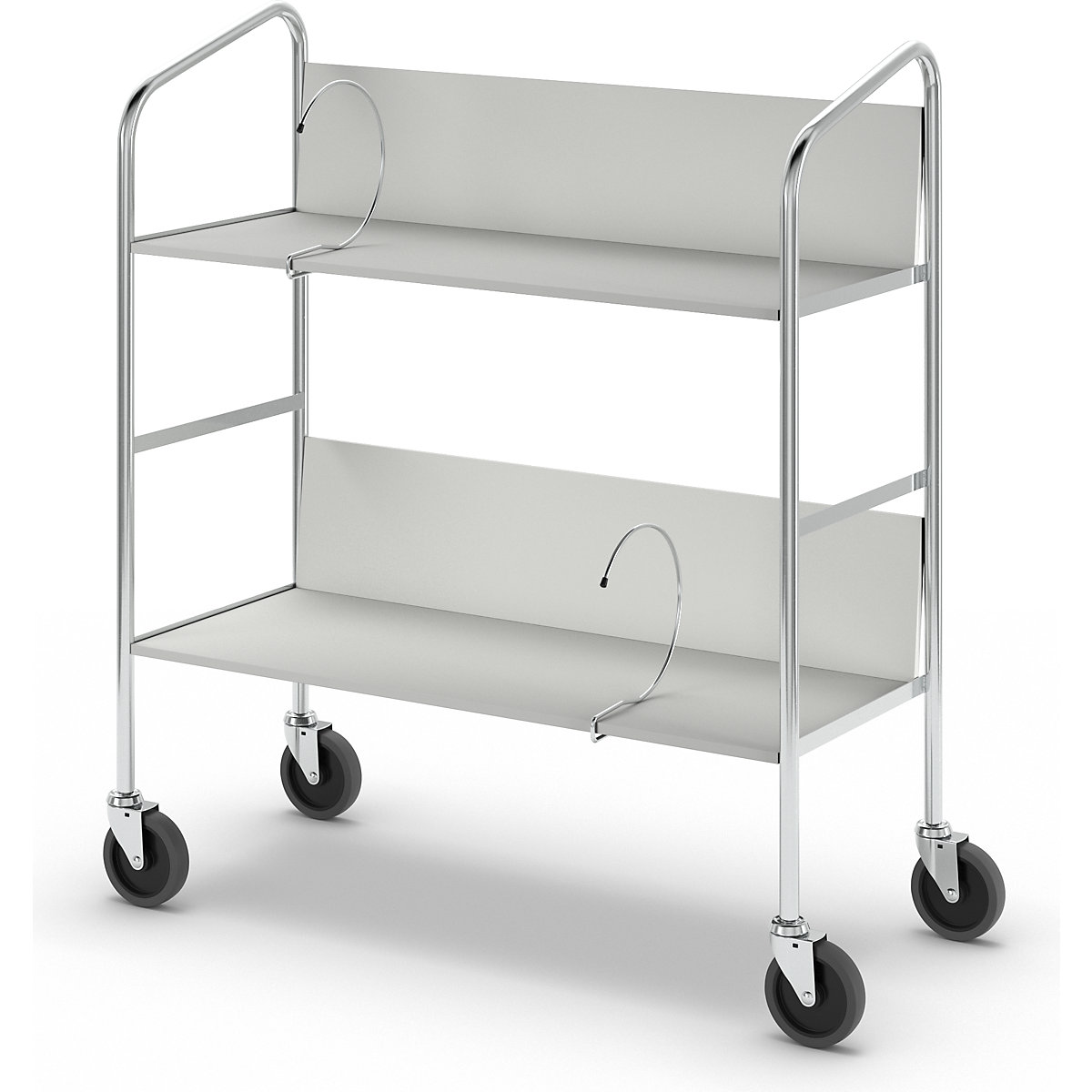 Carro para pastas de arquivo, cromado – HelgeNyberg (Imagem do produto 5)-4