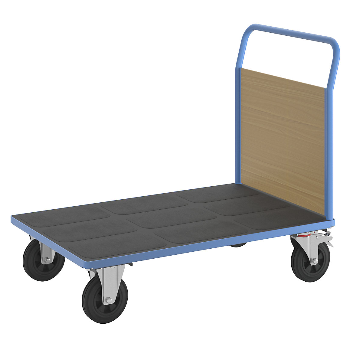 Carro de plataforma com painéis em madeira - eurokraft pro