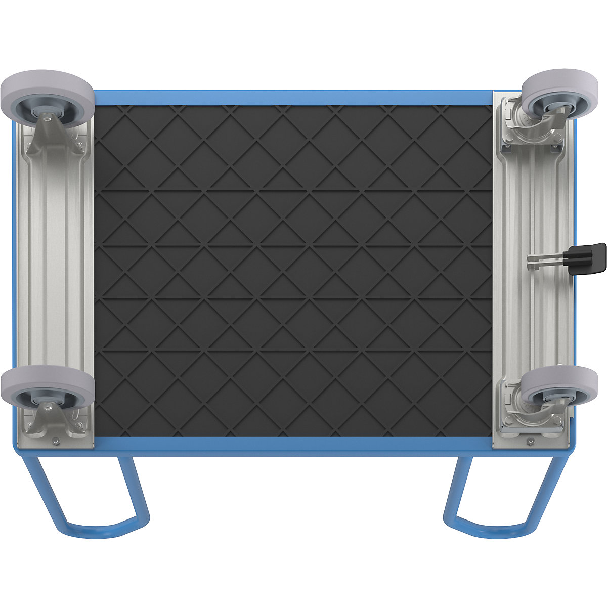 Carro de plataforma com varões laterais – eurokraft pro (Imagem do produto 6)-5