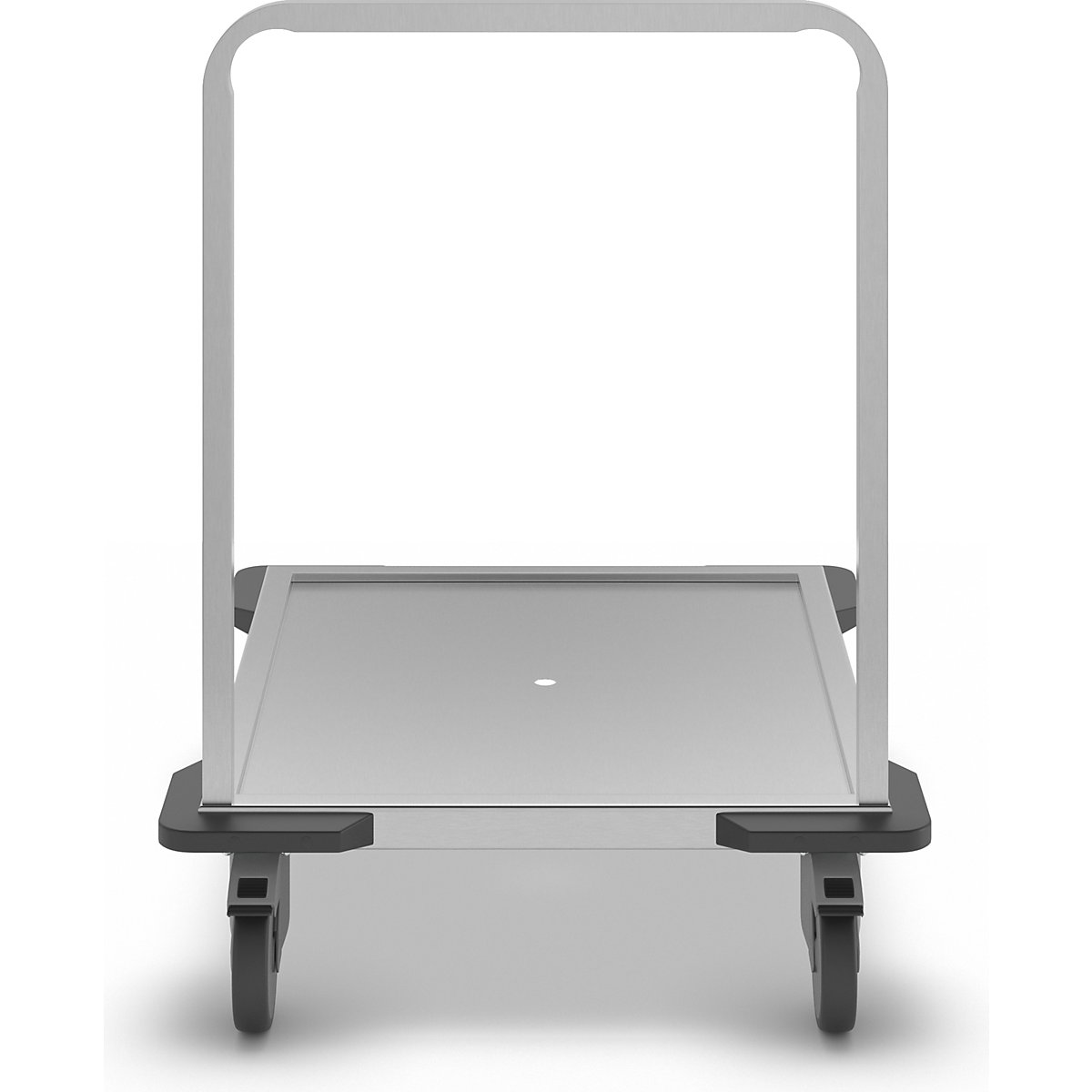 Carro de plataforma em aço inoxidável – eurokraft pro (Imagem do produto 4)-3